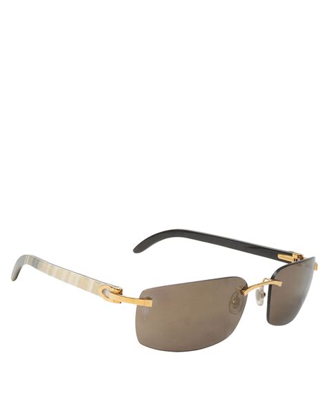 cartier genuine horn|Luxury Sunglasses Collection .